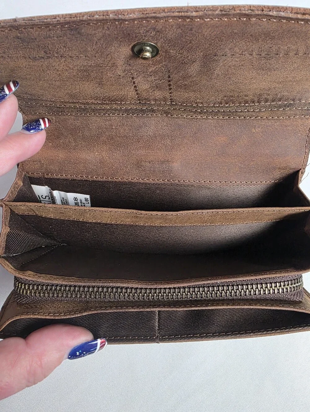 STS Ranchwear Leather Wallet Western Cowgirl Rugged New